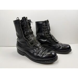 Vintage 1982 Military Issue Boots DLA Black 9 D Grunge Punk Combat Biltrite